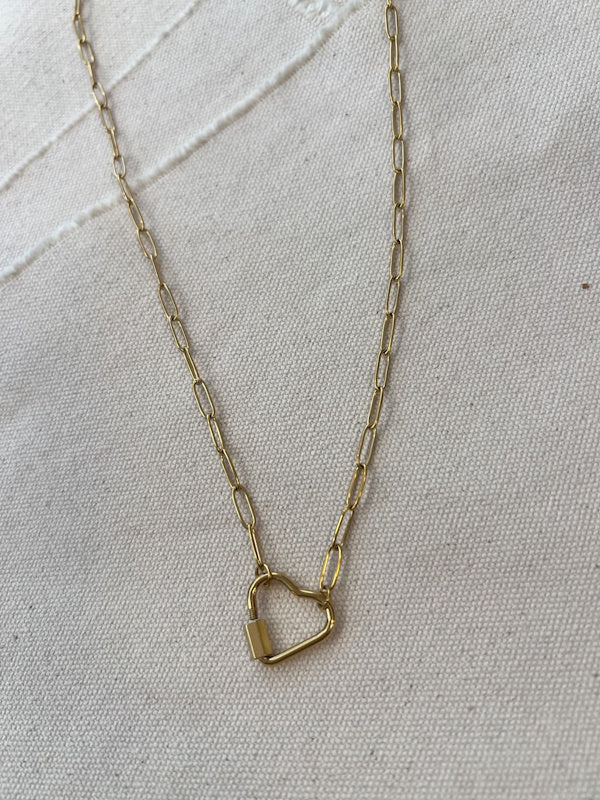 Blingbox Chained Heart in Gold