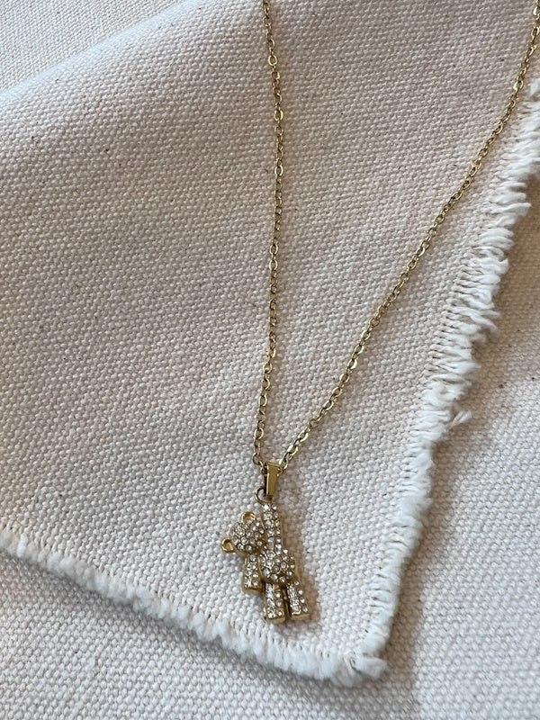 Blingbox Teddy Crystal Charm