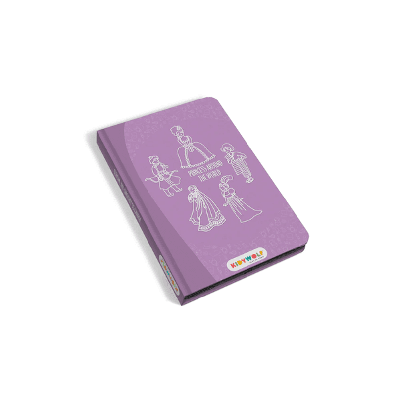KIDYWOLF Tablet ζωγραφικής με οθόνη LCD (30 κάρτες)- Princess
