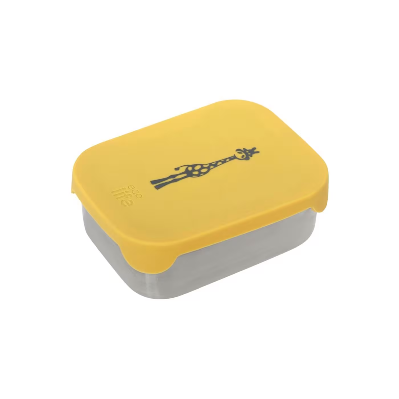 Ecolife Ανοξείδωτο Lunch box Giraffe με χώρισμα 800ml giraffe