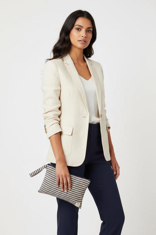 Bleecker & Love - Studio Model 2 with Small Striped Bag