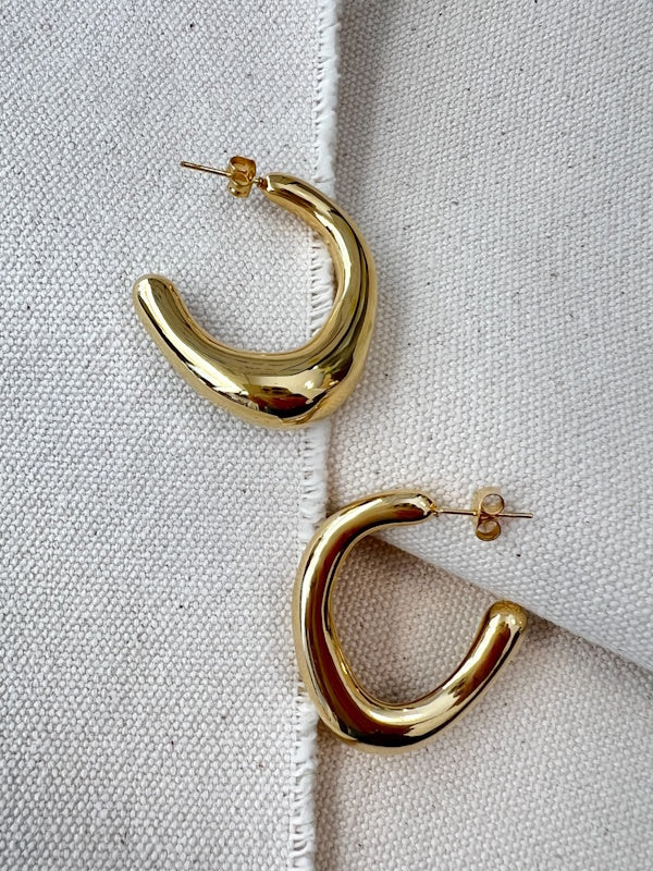 Blingbox Ressio Earrings in Gold