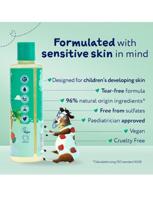 Childs Farm 3 in 1 Αφρόλουτρο Σαμπουάν & Conditioner - Φράουλα & Μέντα