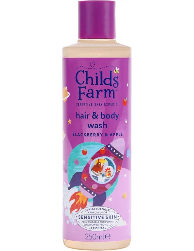 Childs Farm Hair & Body Wash Αφρόλουτρο & Σαμπουάν - Μούρα & Πράσινο Μήλο