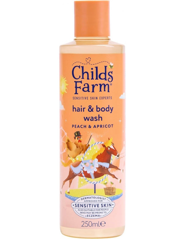 Childs Farm Hair & Body Wash Αφρόλουτρο & Σαμπουάν - Pοδάκινου και Bερίκοκου