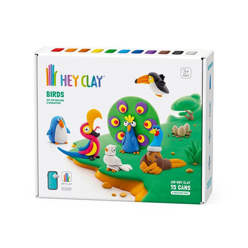 Hey Clay Claymates Birds