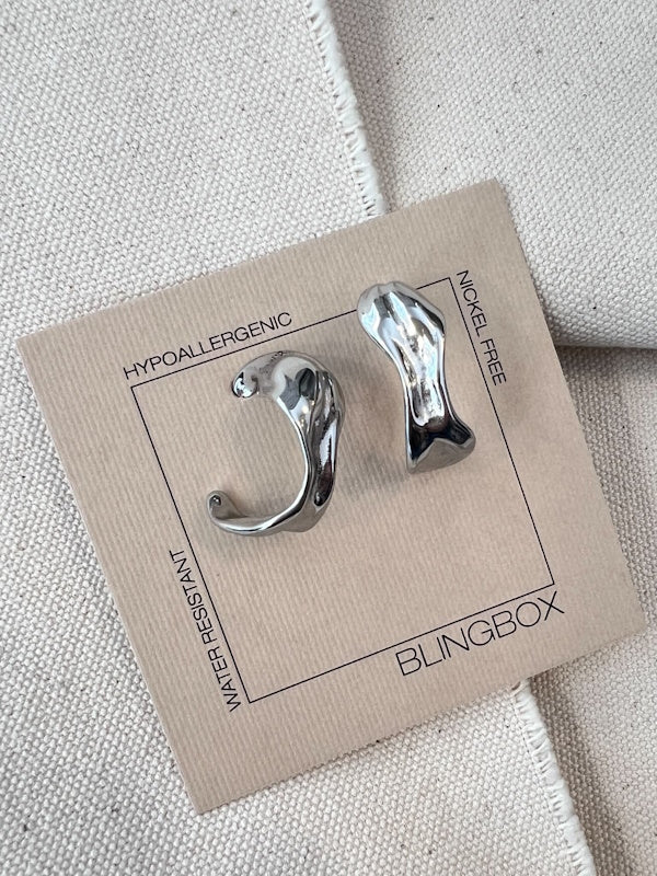 Blingbox Clink Hoop on Silver