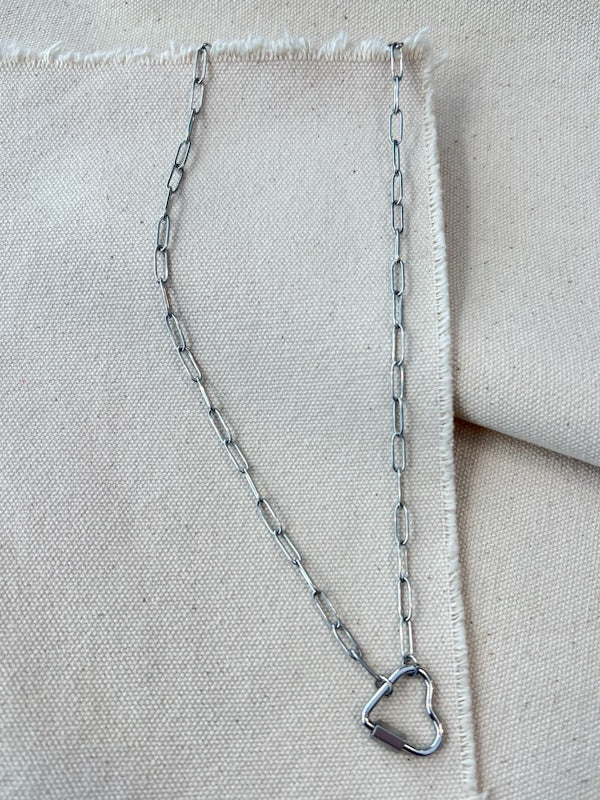 Blingbox Chained Heart in Silver