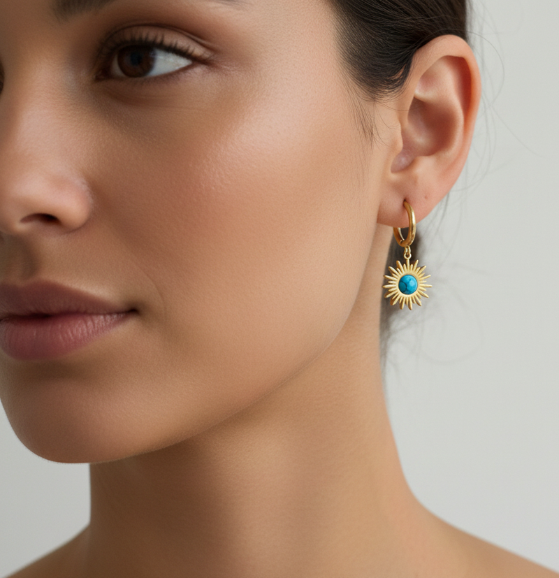 The Charm Sun Earrings
