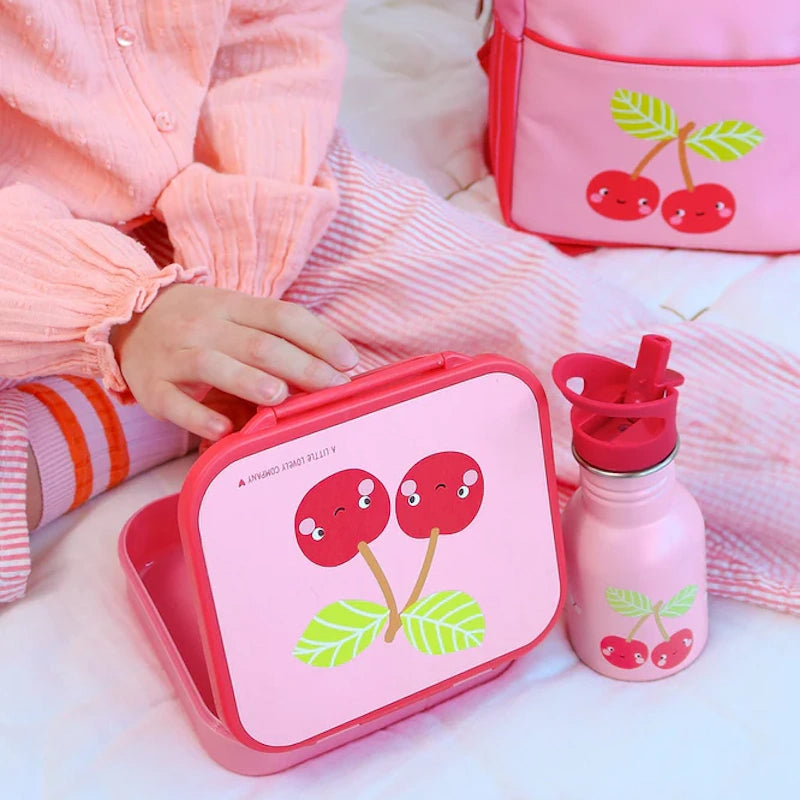 A Little Lovely Company - Lunch box Happy cherries - 900 ml / Home and Kitchen