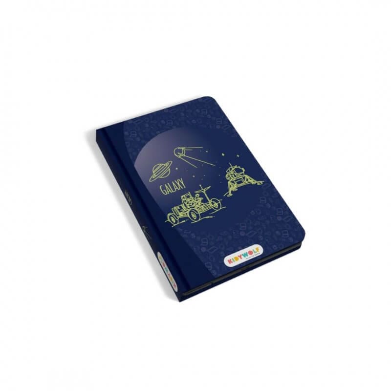 KIDYWOLF Tablet ζωγραφικής με οθόνη LCD (30 κάρτες)- Galaxy