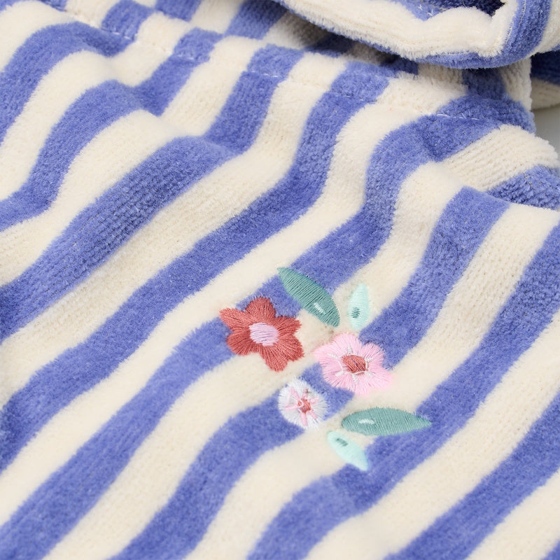 Little Dutch Παιδικό πόντσο Dreamy Purple Stripe