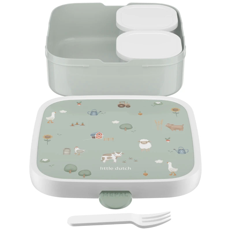 Little Dutch Φαγητοδοχείο με 3 διαμερίσματα 1250ml Campus Little Farm