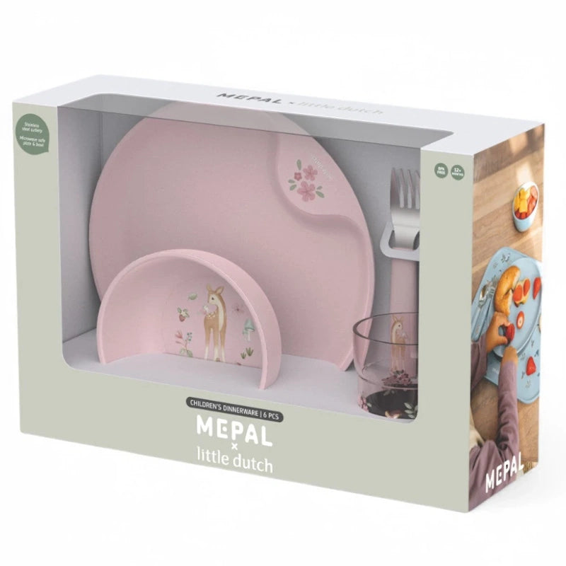 Little Dutch Παιδικό σετ φαγητού 6 τεμαχίων Mio Fairy Garden