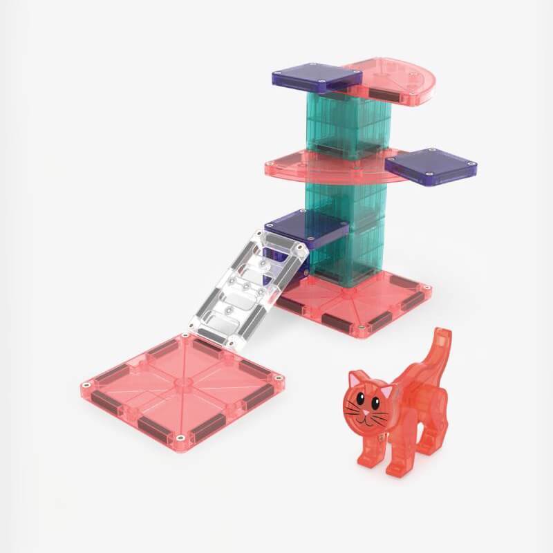 Magna-Tiles Μαγνητικό Παιχνίδι 13 κομματιών Cat Tree