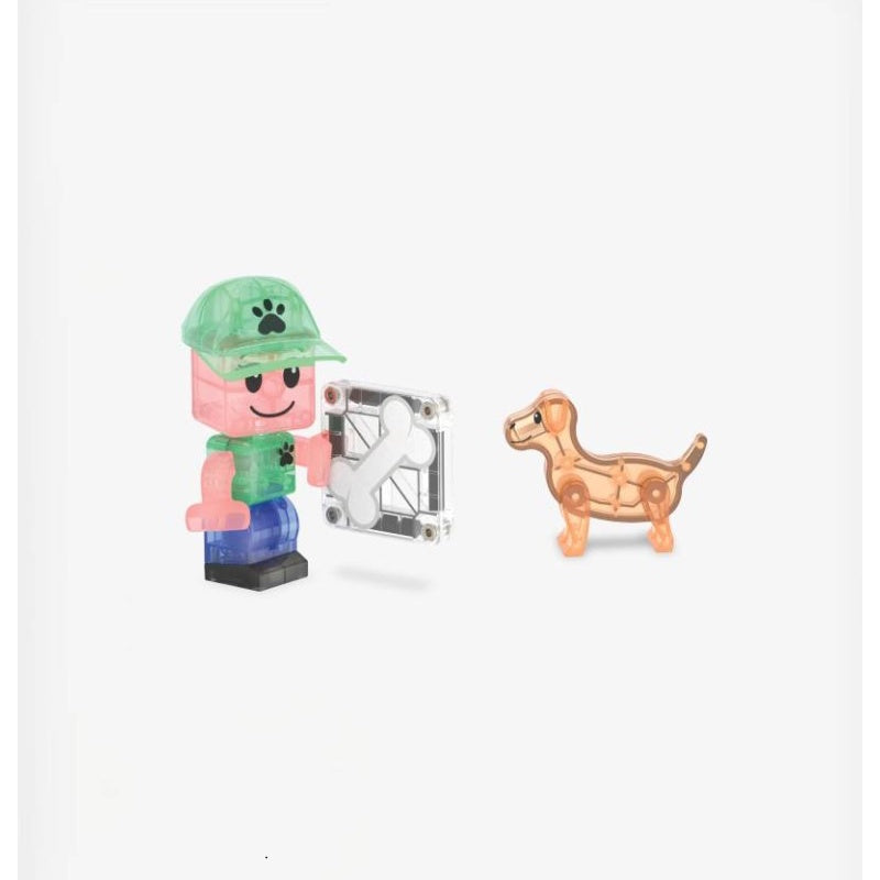 Magna-Tiles Μαγνητικό Παιχνίδι 27 κομματιών Puppy Park