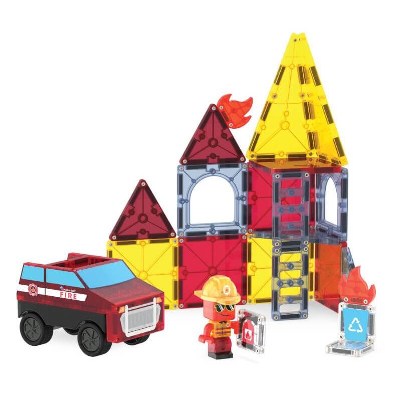Magna-Tiles Μαγνητικό Παιχνίδι 27 Fire Rescue