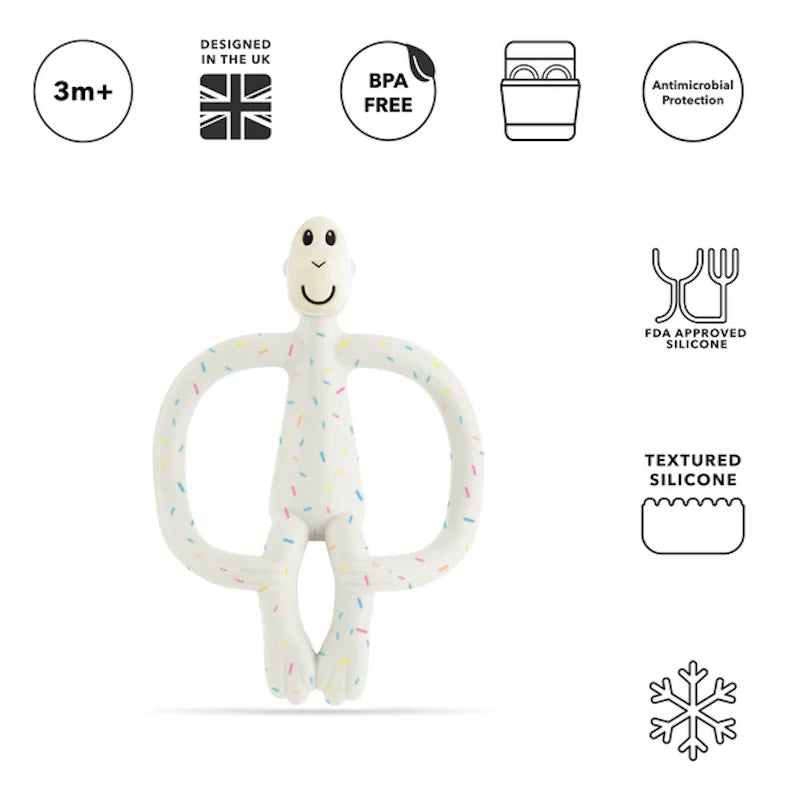 Matchstick Monkey Teething Toy - Confetti