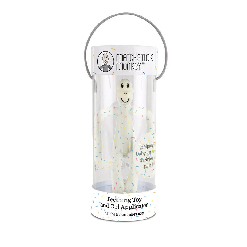 Matchstick Monkey Teething Toy - Confetti