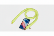 Neon Yellow Phone Strap with Phone