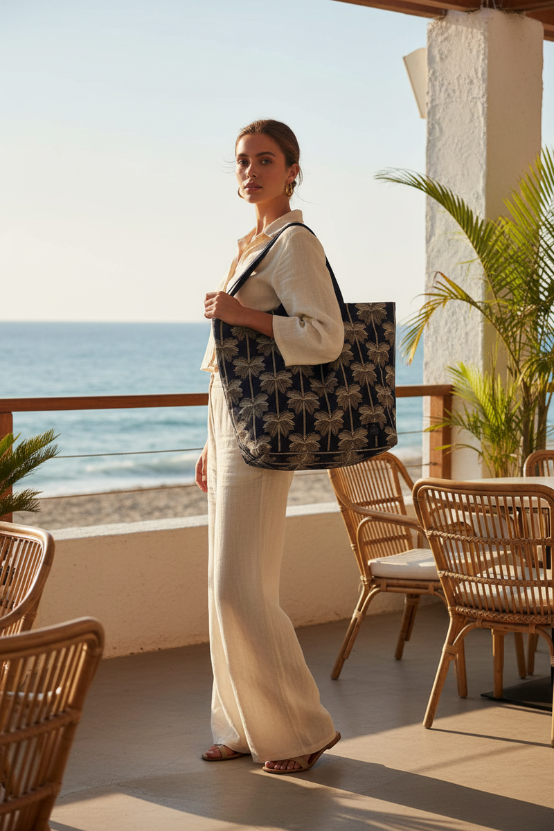 Oasis Beach Bag on Model