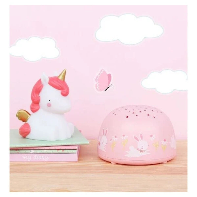 A little lovely company: Παιδικό φωτιστικό projector με προβολή αστεριών - Unicorn