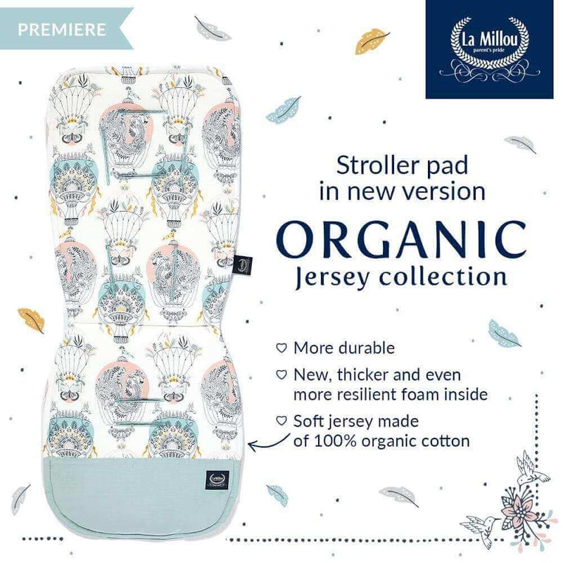 La Millou Organic Προστατευτικό Καροτσιού Berry Henry Velvet Rafaello (3 σημειων)
