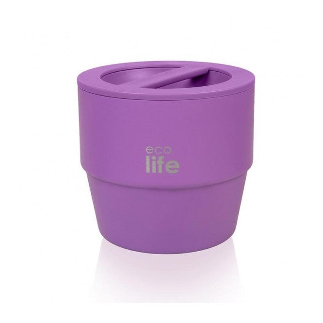 Ecolife Στρογγυλό Θερμός Φαγητού 750ml Μωβ