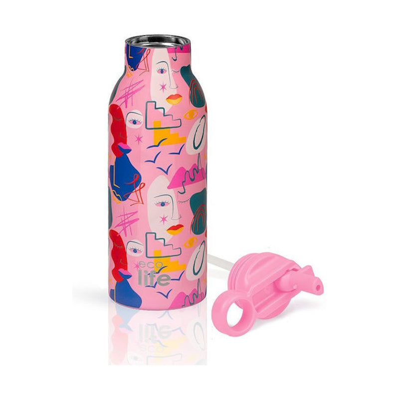 Ecolife Θερμός Faces - 550ml